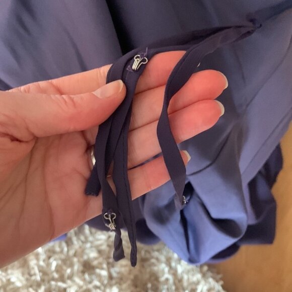 Allure Bridals Strapless Gown - Purple Bridesmaid Prom Dress - Picture 6 of 8